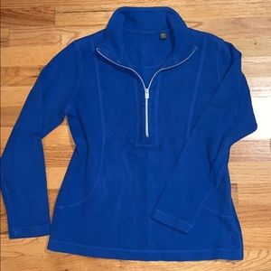 Tommy Bahama royal blue zip up pullover. Sz M